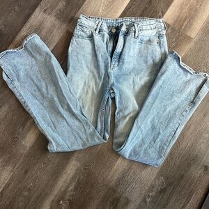 Old Navy Light Blue Flare & Wide Leg Jeans